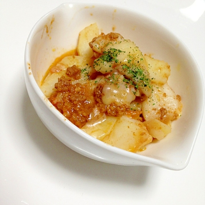 ミートソースとお餅のポテトコラボ レシピ 作り方 By とっこ 楽天レシピ ミートソースとお餅のポテトコラボ レシピ 作り方 By とっこ 楽天レシピ